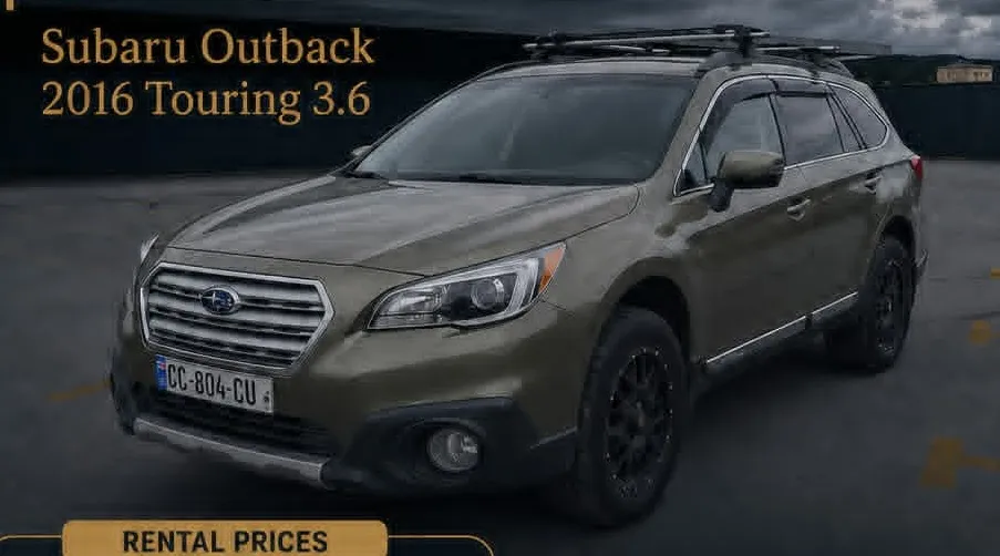 Subaru Outback 2016 Touring 3.6 rental SUV Georgia
